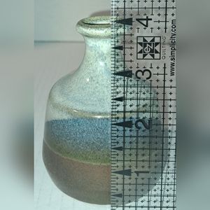 Vintage Mid Century Modern Studio Art Pottery Bud Vase Seed Pot Robert Maxwell?